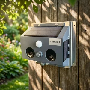 Substation Intelligent Solar Powered Waterproof Eco Friendly Ultrasonic ABS Material Bird Repellent Device