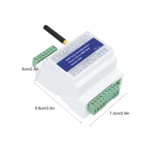 T200 Smart GSM Relay Home Security Alarm System with Temperature Humidity Monitoring, Plastic Housing