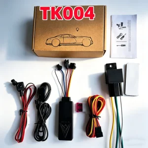 TK004 2G Waterproof Motorcycle GPS Tracker with Vibration Alarm Anti theft PC Compatible Free Android APP & SIM Card Service