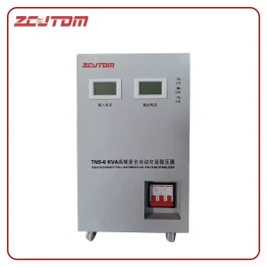 TNS 6 kVA Three-Phase Fully Automatic AC Voltage Stabilizer Pure Copper 220V 380V Customizable Factory Direct