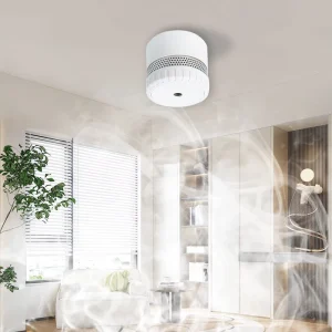 TUV EN14604 Certified Standalone Mini Home Detector Intelligent Smoke Alarm with 10 Year ABS Battery