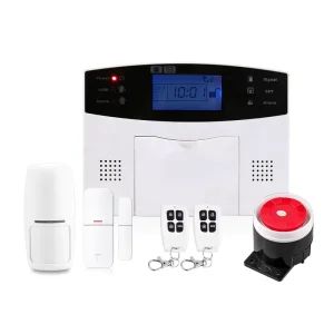 TUYA WIFI GSM SMS Home Security Alarm System Wiht Door Sensor PIR Detector Srien and Controller