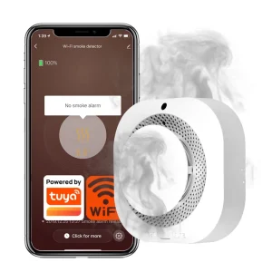 TY SMK S11 Supply 85Db En14604 Photoelectric Smoke Detector Alarm FCC UL217 Certificate Tuya Wifi Smart Rauchmelder