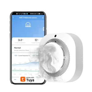 TY-SMK-S11 Tuya WIFI Fire Smoke Detector Security Alarm System for Garden Smoke House Home Office SmartLife APP Control
