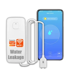 TY-WI-1 Smart WiFi Water Leak and Flood Detector with App Alerts and 10m Detection Range