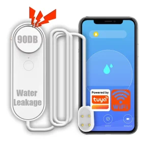 TY-WI-3 WiFi Water Leakage Sensor with Sound Alarm and Overflow Protection