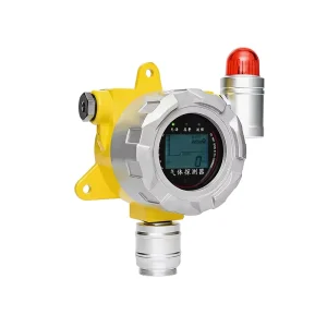 Teicaro GP1 CE Certified Industrial Fixed LED Display Digital Gas Detector Sound+Light Alarm for Combustible Toxic Gas Leak