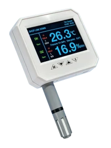 Temperature Humidity and Pressure Sensor Industrial grade Probe Audio visual Alarm Suitable for Data Centers and Workshops