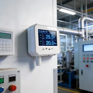 Temperature and Humidity Sensor with Alarm Function for Data Centers and Laboratories