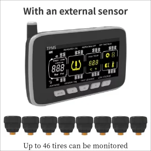 Tire Pressure Monitoring System TPMS 6BU (6)Sensors for Truck RV Heavy Pickup Dually Single Axle Trailer