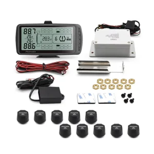 Tpms 203 Psi 14 Bar 8 12 18 22 34 110 Wheels Tire Pressure Monitoring System for Truck Trailers Fleet