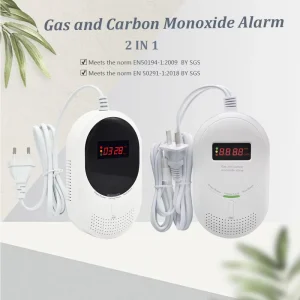Trending Gas + CO2 in 1 Strobe Alarm Leakage Detector GSM Smart RF Easy Installation Durable ABS Kitchen Accessories