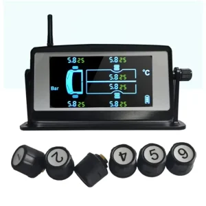 Truck 6/8/10/12/14-Wheel and Passenger Car TPMS Solar External Tire Pressure Monitoring System