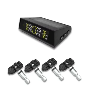 Truck Solar TPMS Real-Time Tire Pressure Monitoring System with Internal Sensors for 4/6 Wheels Truck Mini Bus
