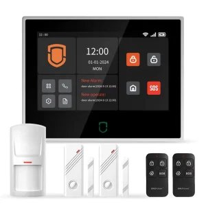Tuya 7 Inch 4G Motion Sensor Smart Security Alarm 100 200m Detection Range HORN WIFI Easy App Remote Control for Home Use