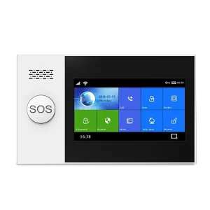 Tuya 99 Wireless Alarm System 99 Zones 4.3 Inch Touch Screen Factory Supply Dual Network Support (WIFI+GSM/4G) Security