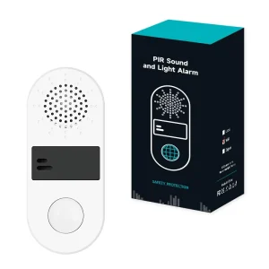 Tuya Alarm WIFI Light Tuya PIR Alarm Sound System 130DB PIR Light Sensor Smart Home Sound Light Alarm APP Control Home Assistant