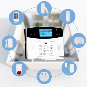 Tuya Anti theft Alarm 433MHz Wireless + GSM SMS Home Burglar Security Alarm System With Keyboard and Phone Call