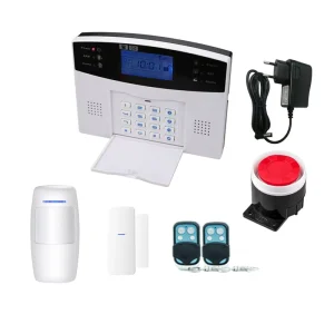 Tuya App Control WiFi GSM Wireless Smart Home Alarms System with Wired Zones