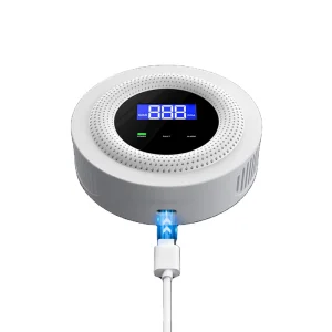 Tuya Gas Detector Gas Leak Sensor Smart Home Kitchen Safety Sound Alarm