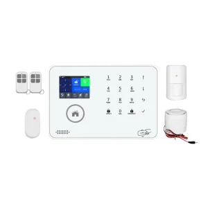 Tuya Smart Home Alarm System 433MHz WiFi GSM ABS Anti theft Burglar Security SOS Function 50 100m Detection Range