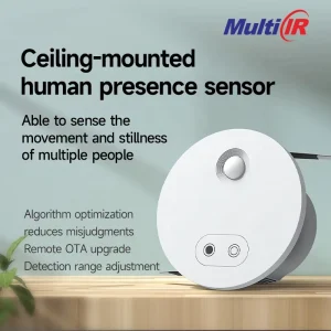 Tuya Smart Life 24GHz MmWave Radar Human Presence Sensor Zigbee 3 in 1 PIR Motion and Illuminance Detector for Lighting Control