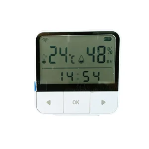 Tuya Smart Life APP Controlled 2.4G Wi Fi Thermohygrometer LCD Display 2 in 1 Temperature Humidity Sensor Limit Alarm
