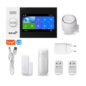 Tuya Smart Life App Control Touch Screen SOS Panic Button Wifi Smart Home Wired Wireless Anti Theft Gsm Alarm System