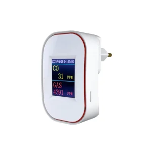 Tuya Smart Life WiFi CH4 Methane Combustible Carbon Monoxide Leak Detector Natural Gas CO Alarm Sensor for Home Use Smart Home