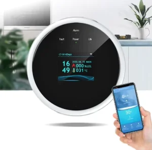 Tuya Smart Life Wireless Control Natural WIFI Gas Leakage Detector For Home Alarm Security System Gas Sensor Alexa Detector
