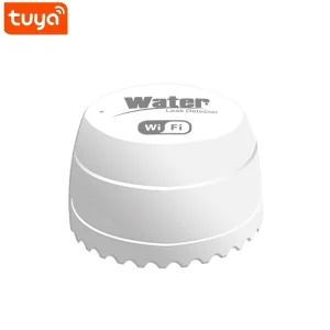 Tuya Smart WIFI Home Battery Operated Plastic Water Leakage Sensor Alarm Water Level Detector Flood Kit APP Remote Control