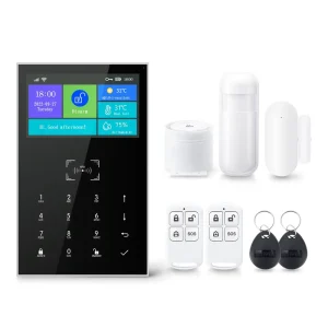 Tuya Smart WiFi 4G GSM 433MHz Portable ABS Home Alarm Security System PST-PG109-4G