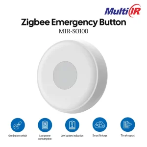 Tuya Smart Zigbee SOS Emergency Button Wireless Panic Alarm Elderly Care Home Security System One Touch Alert App Control