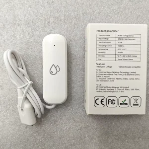 Tuya Water Leakage Alarm Independent Water Leak Sensor Detector Flood Alert Overflow Security Alarm APP Push Alarm Notification