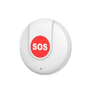 Tuya WiFi Emergency Button SOS One Click Distress Call Smart Life APP Rechargeable Black White Colors