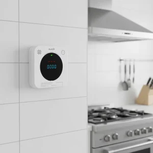 Tuya WiFi Smart Carbon Monoxide (CO) Methane Propane Detector Home Hotel Use PC Plastic Ceiling Wall Mount 85dB Audible App