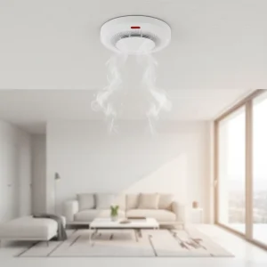 Tuya WiFi Smoke Detector Photoelectric Sensor Fire Alarm Home Kitchen Security System Work With Smart Life APP for Smart Home