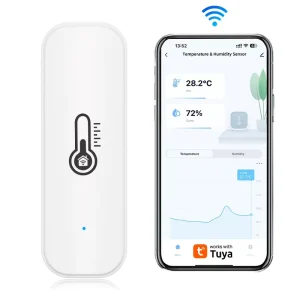 Tuya Wifi Thermo Hygrometer Wireless Temperature and Humidity Detector With Long Battery Life for HVAC Warehouse Cold Chain