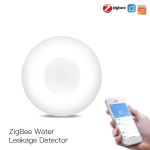 Tuya Zigbee Water Sensor Flood Water Leakage Level Alarm Detector Sensor Security Alarm System MOES Smart Home Automation