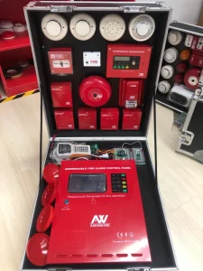 Two Wire Addressable Fire Alarm Control System Showcase Demo Box Show Box