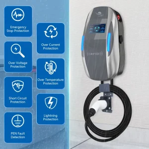 Type 1 AC EV Charger 32A Wallbox Electric Vehicle Fast Charging Pile Wall Mounted AC EV Charging Station