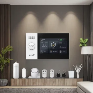 UEMON Intelligent WIFI+GSM APP Remote Burglar Alarm System Wireless Home Security with Plastic Material