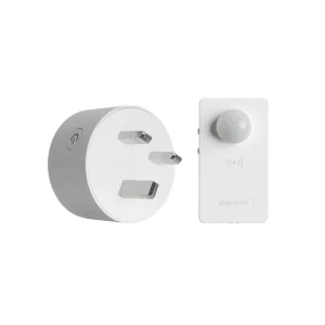 UK Standard Mini AAA Battery-Powered Wireless PIR Occupancy Motion Sensor Socket Switch