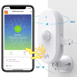 USB Home Security Alarm System with App Remote Control, Timing, Arming, and WiFi PIR Motion Sensor