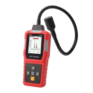 UT334L Portable Combustible Gas Leak Detector, 0-10000 PPM, for Methane and LPG with Flexible Probe