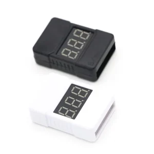 Uangel BX100 1 8S Lipo Battery Voltage Tester Low Voltage Buzzer Alarm Battery Voltage Checker with Dual Speakers