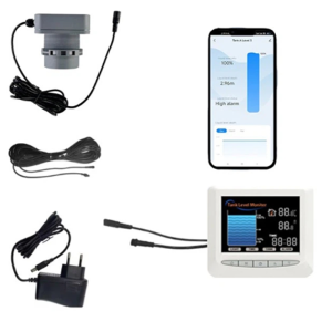 Underground Basement Water Leak Detector Alarm Smart WiFi Home Ultrasonic Lever Sensor