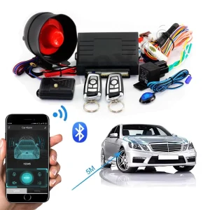 Universal Smart Car Alarm Security Remote Control by Phone APP Alarm Android IOS