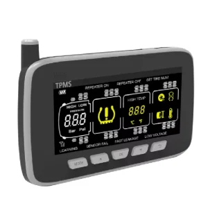 Universal TPMS Tire Pressure Monitoring System with Internal and External Sensors for Mining and Dump Trucks