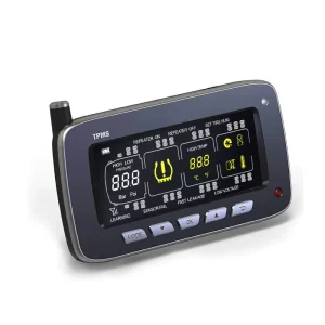 Universal TPMS with 8-in-1 External Sensors for 2-46 Wheels Truck Bus Tractor Trailer Motorhome